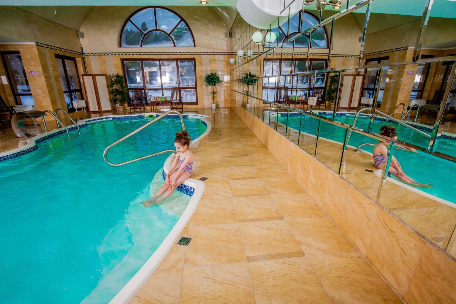Indoor pool at RESPECT SPA Hotel
